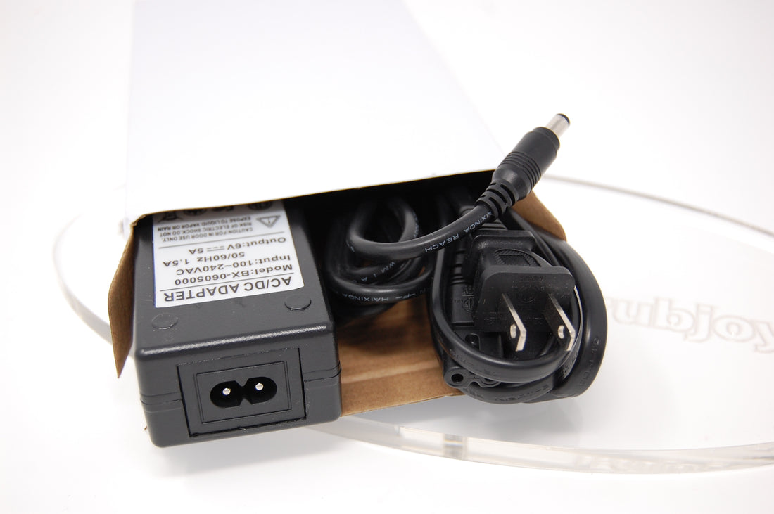 Rubjoy is AC powered, no battery to recharge