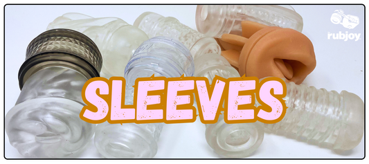 Rubjoy compatible stroker sleeves including Fleshlight Quickshot and default TPE insert