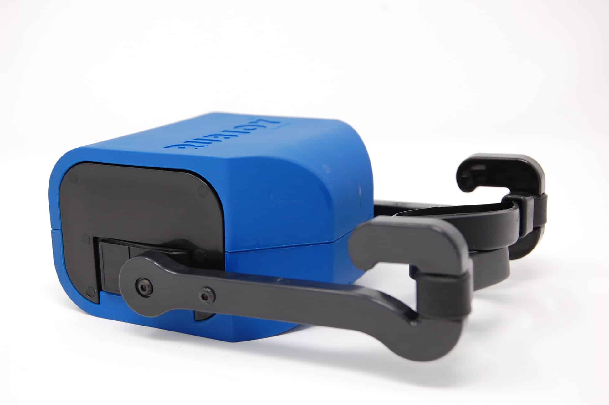 Side view of robot sex machine for men